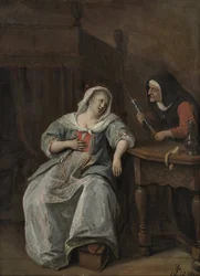 La mujer enferma
